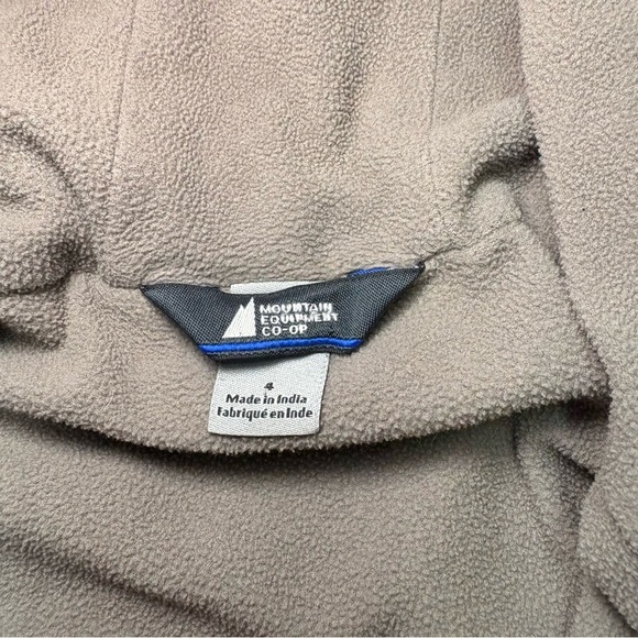 MEC Boys 4 Red Aquanator Fleece Lined Windbreaker Rain Jacket Hooded Full Zip - Picture 6 of 10